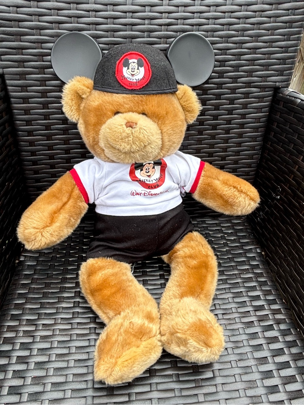 Build-A-Bear w/ Mickey Mouse outfit and ears Disney Parks